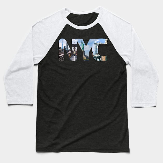 NYC Gift Baseball T-Shirt by smartrocket